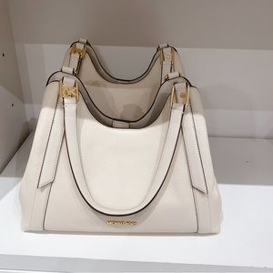 Michael Kors Arlo Large Pebbled Leather Shoulder Bag